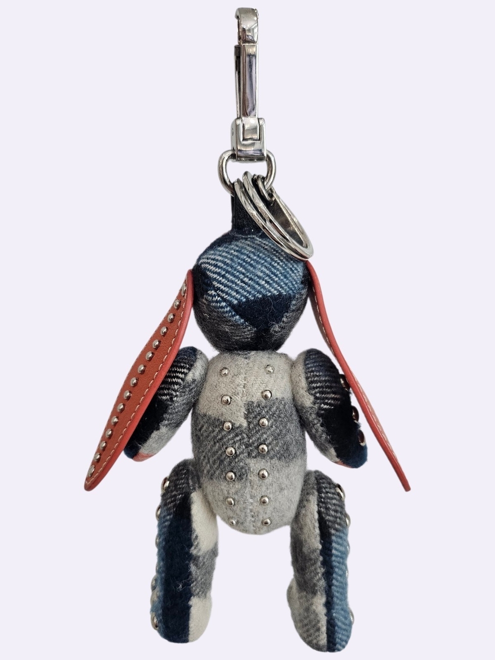 Burberry Sandra The Basset Hound Cashmere/Leather Bag Charm - Picture 5 of 9